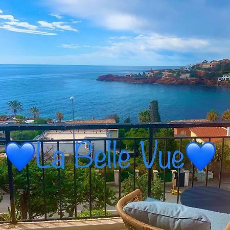 La Belle Vue-Charming Duplex Apartment With Sea View, 50 Meters From Beach And Private Parking Сен-Рафаэль Экстерьер фото