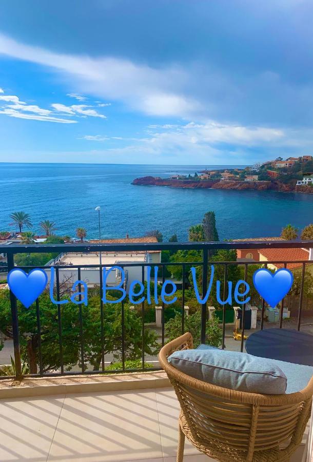 La Belle Vue-Charming Duplex Apartment With Sea View, 50 Meters From Beach And Private Parking Сен-Рафаэль Экстерьер фото