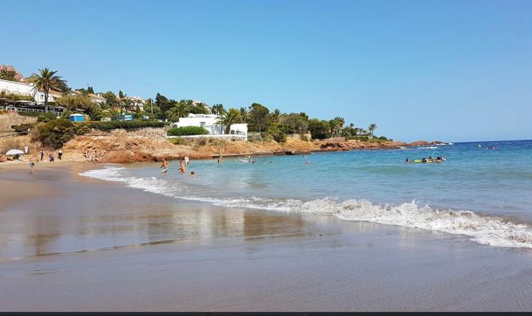 La Belle Vue-Charming Duplex Apartment With Sea View, 50 Meters From Beach And Private Parking Сен-Рафаэль Экстерьер фото