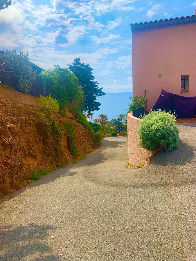 La Belle Vue-Charming Duplex Apartment With Sea View, 50 Meters From Beach And Private Parking Сен-Рафаэль Экстерьер фото